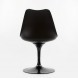 Стул Tulip style черный с черной подушкой