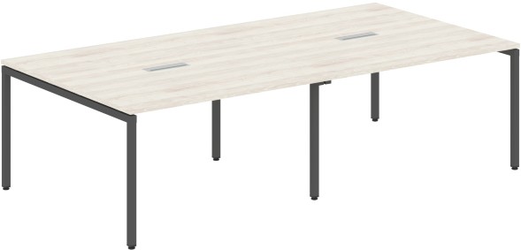 Конференц стол XSCT 2714 Сосна Эдмонт/Антрацит 2764х1406х750 XTEN-S