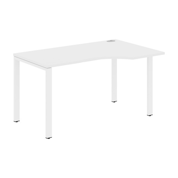 Стол эргономичный XS6CET 149(R) белый/антрацит 1400х900х750 XTEN-S60