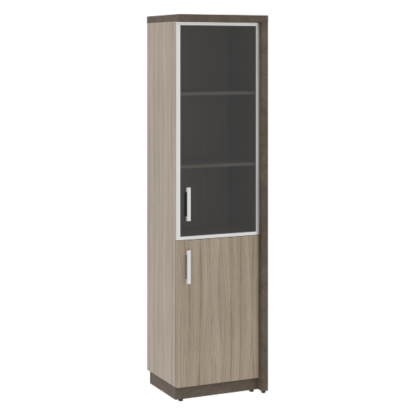 Шкаф СФ-534592 Бетон чикаго тем F187 ST9/Дрифтвуд H3090 ST22/Графит/Черный 537х454,5х2083 WOOD&amp;amp;STONE