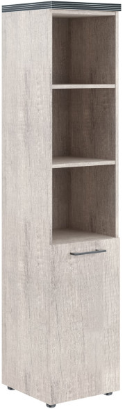 Шкаф колонка с глухой малой дверью и топом THC 42.5(R) Дуб Каньон 430х452х1968