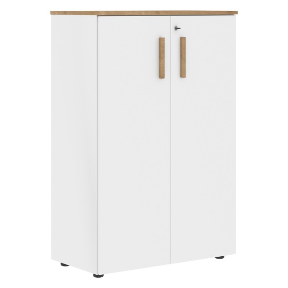 Шкаф с глухими средними дверьми и топом FMC 80.1(Z) Белый премиум/Белый премиум 802х429х1213 FORTA