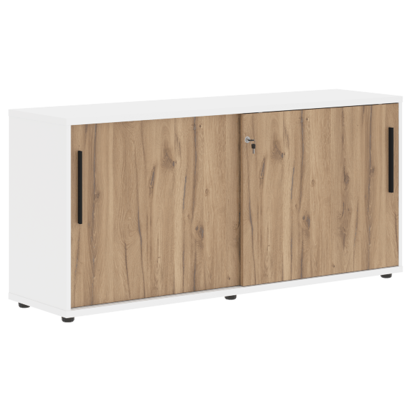 Шкаф низкий с дверьми купе ELC 1643 1606х430х750 EDIS