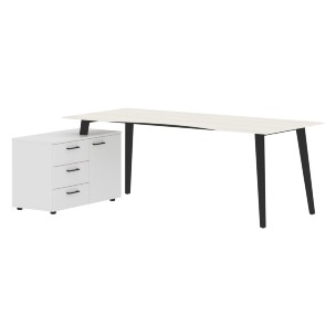 Стол руководителя с тумбой JCT 2013(L) 2000х1300х750 JAY