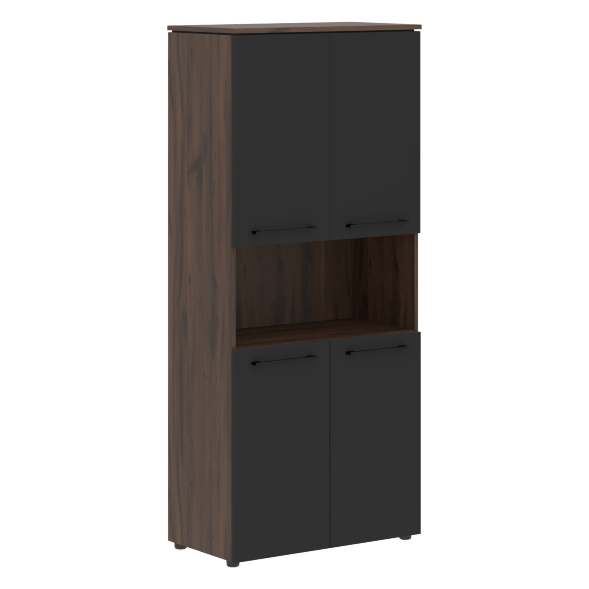 Шкаф с 2-мя комплектами глухих малых дверей MHC 85.4 854х423х1956 MORRIS