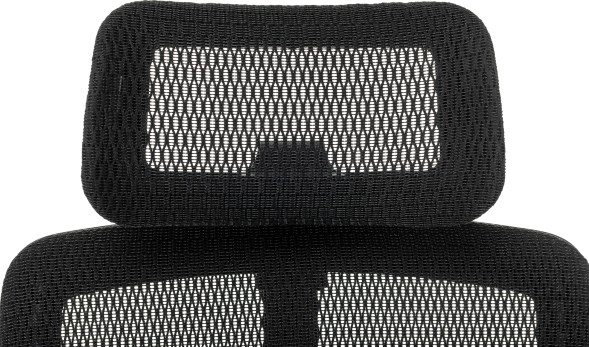 Кресло руководителя Бюрократ MC-912-H черный сетка с подголов. крестов. металл хром