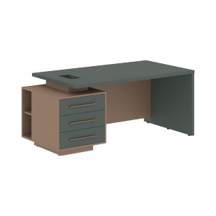 Стол руководителя с тумбой VCT 1890(L) 1800х900х750 VELION