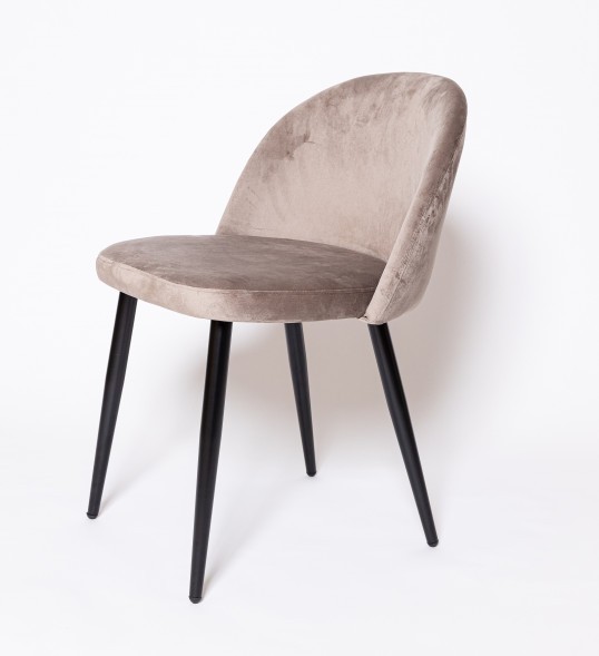 Кресло-стул DISCO black темно-бежевый