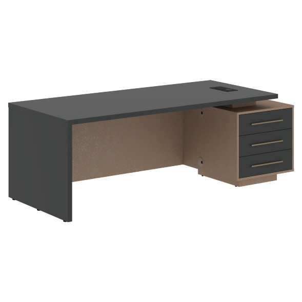 Стол руководителя с тумбой VCT 2290(R) 2200х900х750 VELION